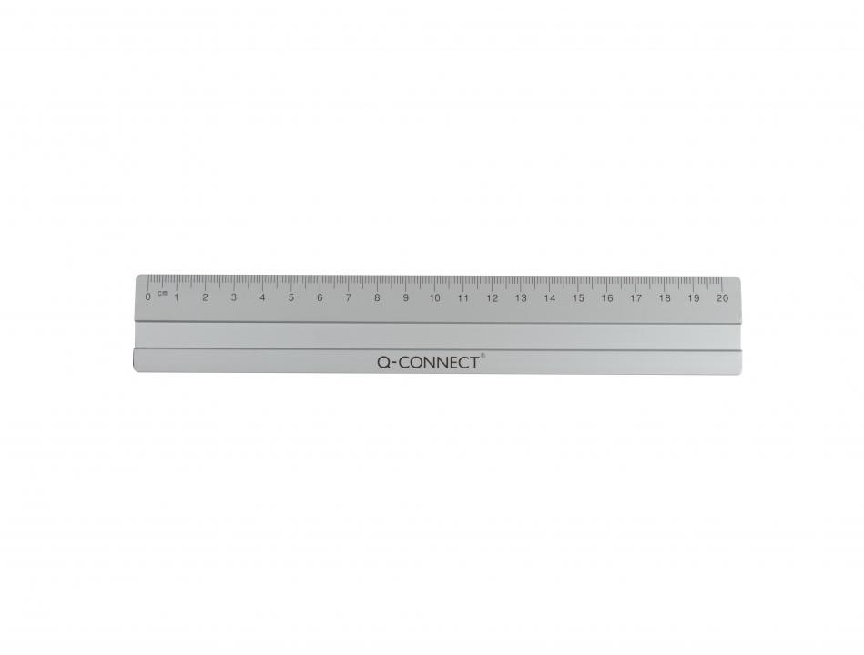 Q-Connect Silber Lineal Alu - 30 Cm, - Bild 3