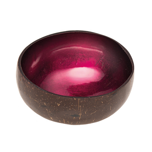 CHIC MIC Dekoschale Coconut Bowl shiny berry