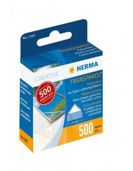 Fotoecken Herma 1383 Transparol selbstklebend 500 Stück