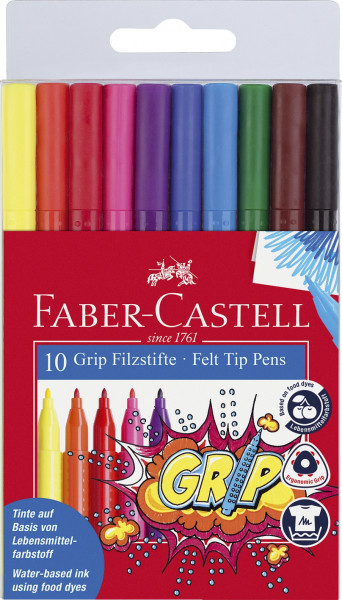 Faber-Castell Filzstifte 10 Farben