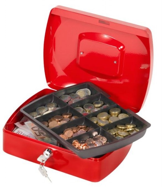 Geldkassette rot