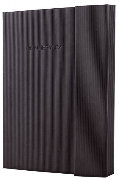 Sigel Conceptum Notizbuch kariert schwarz