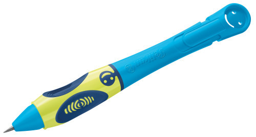 Pelikan Griffix Bleistift Schreiblernstift für Linkshänder Neon Fresh Blue
