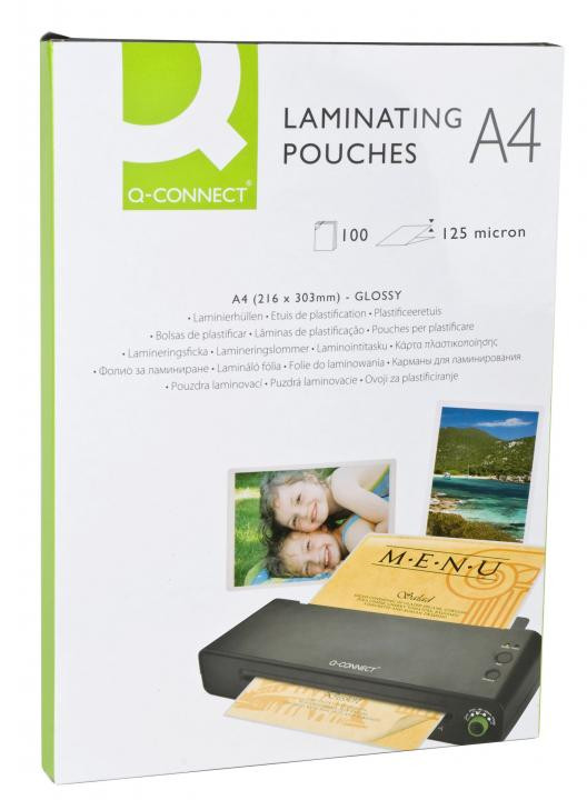 Q-Connect Folientasche - A4, 125 Mym, 100 Stück - Image 3