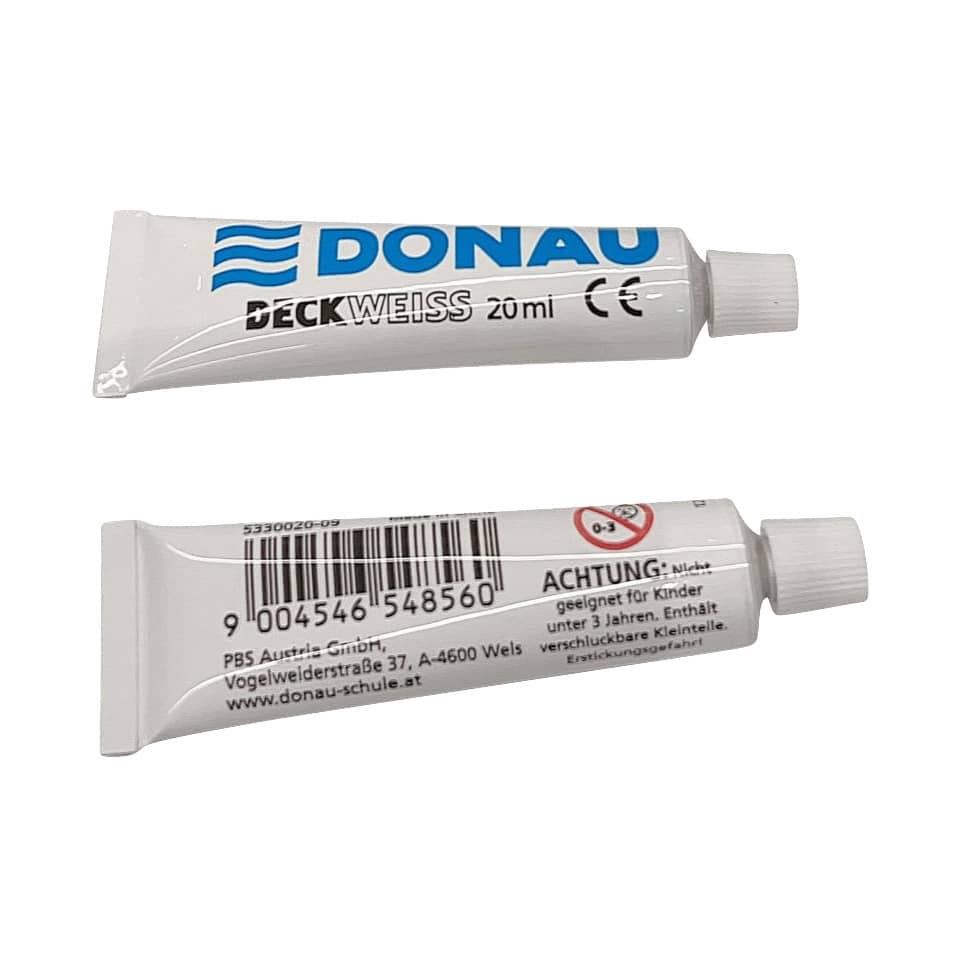 Große Tube Deckweiss 20ml hier kaufen papermarkt.de