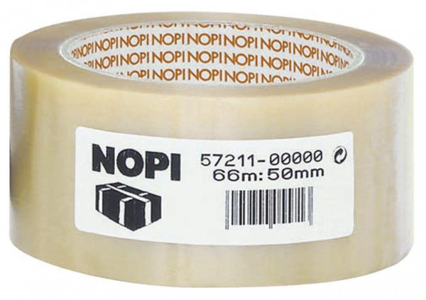 6 x NOPI Paketklebeband Classic 50 mm x 66 m transparent