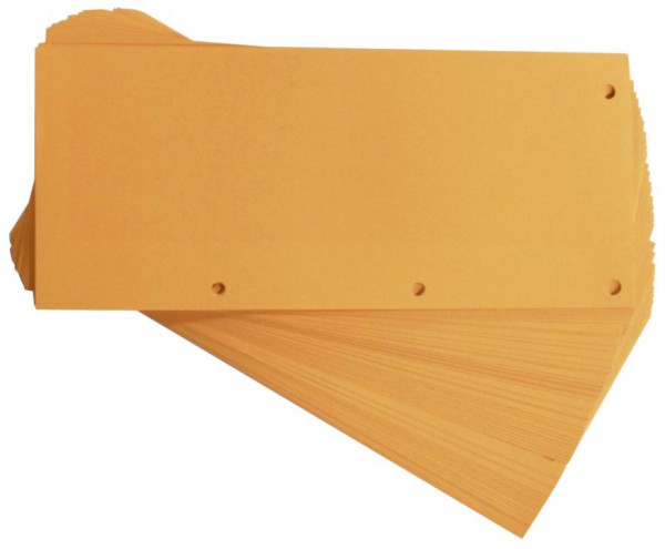 Trennstreifen orange aus Karton