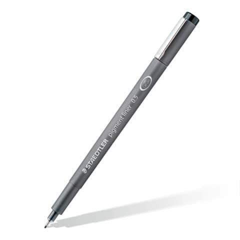 Fineliner Pigmentliner schwarz Staedtler versch. Stärken