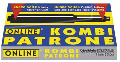 Online Kombi Patrone königsblau