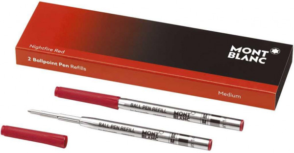 Montblanc Kugelschreiber Ersatzminen M rot