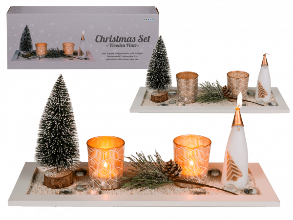 Christmas Set Deko Tablett