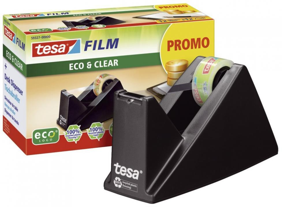 Tesa Tischabroller Klebefilm ECO & CLEAR - Schwarz - Image 5
