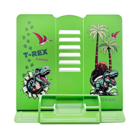 Dino Leseständer Metall für Bücher & Tablets grün