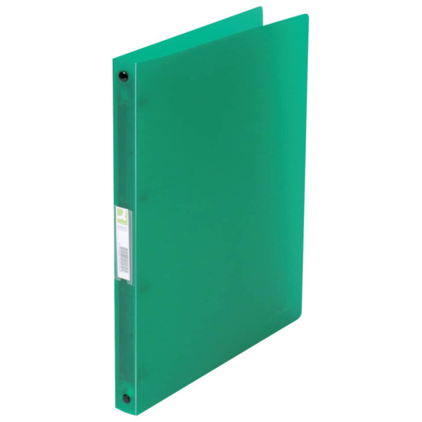 Ringbuch PP 4 Ringe A4 biegsam Rückenbreite 2,6 cm grün transparent