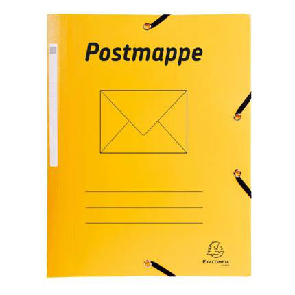 Postmappe A4 Plastik mit Gummizug EXACOMPTA