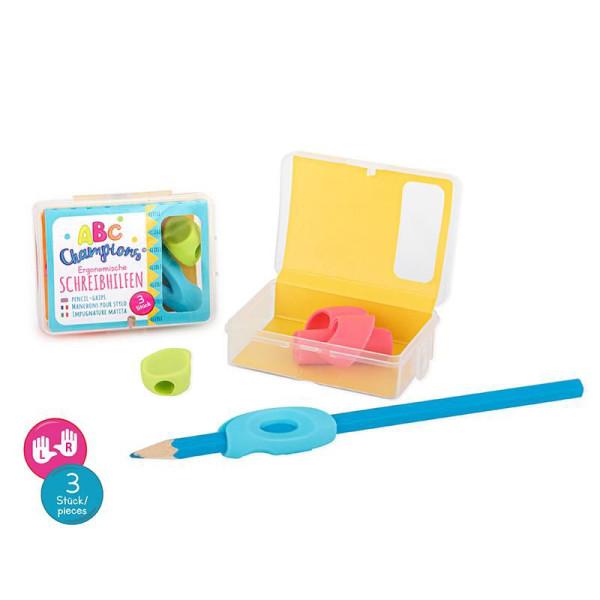 Schreibhilfe Stiftehalter 3er Set Links- & Rechtshänder:innen