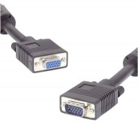 VGA Verlängerungskabel 1.8m schwarz VGA Verlängerungskabel 1.8m schwarz