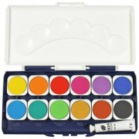 Farbkasten 12 Farben+Deckweiß Farbkasten 12 Farben+Deckweiß