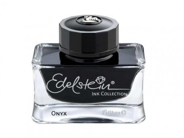 Pelikan Tintenglas 50ml Edelstein Sapphire Onix schwarz