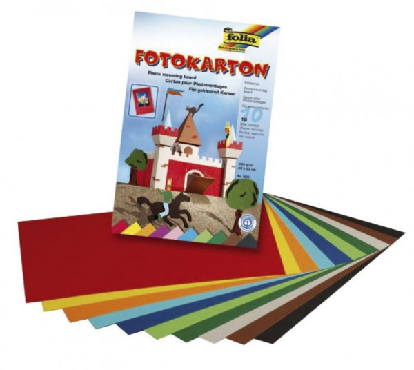 Fotokarton A3 farbig sortiert