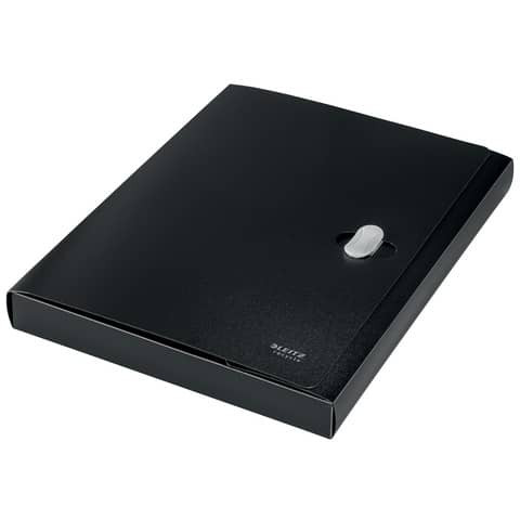 Heftbox, Dokumentenbox A4 LEITZ Recycle Plastik schwarz