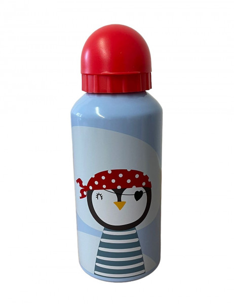 Trinkflasche für Kinder 400ml Edelstahl Pinguin
