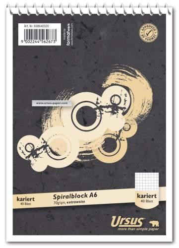 Spiralblock A6 kariert