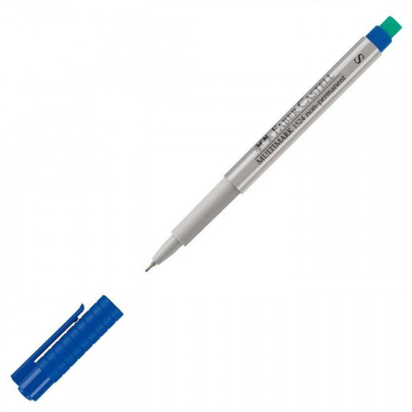 Faber-Castell Folienstift Multimark wasserlöslich S blau