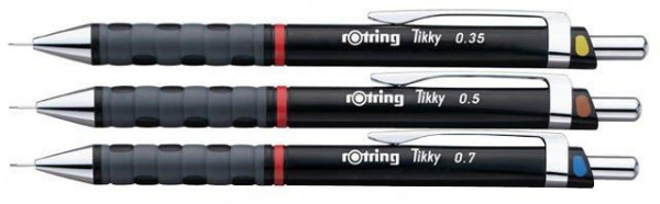 Rotring 3er Set Feinminenstifte