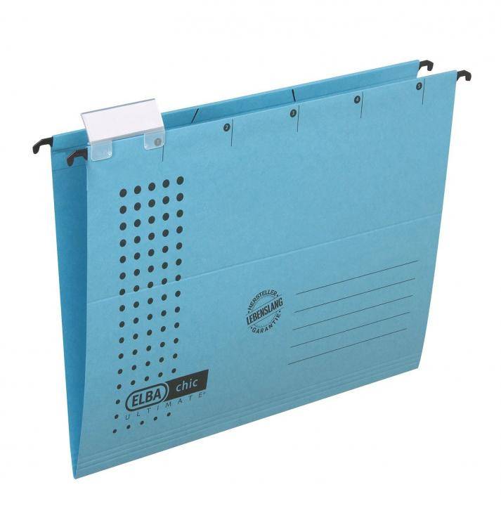 ELBA Hängemappe chic A4 aus 230 g/qm Karton 5 Stück