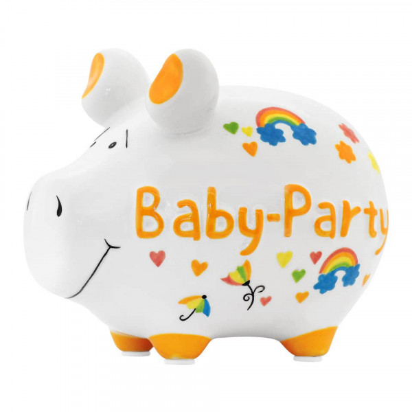 Sparschwein Spardose Keramik Babyparty