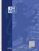 Oxford Collegeblock A4 Noten ohne Hilfslinien Oxford Collegeblock A4 Noten ohne Hilfslinien