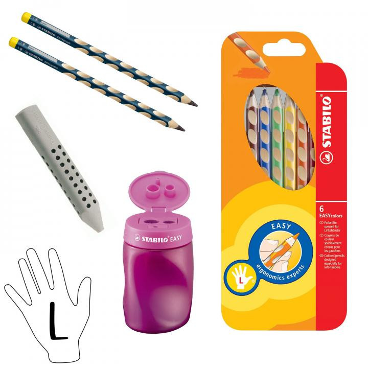 STABILO Spar Set 1.Klasse | Linkshand Mal- & Schreibset
