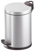 HAILO Tret Kosmetikeimer Stahlblech silber HAILO Tret Kosmetikeimer Stahlblech silber