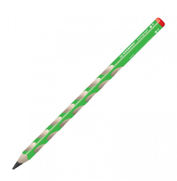 Dicker Schreiblern Bleistift HB Rechtshänder STABILO EASY grün