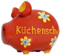 Spardose klein rot Küchenschwein Spardose klein rot Küchenschwein