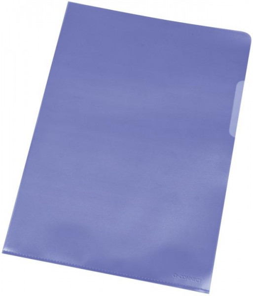 10 Aktenhüllen,Sichthüllen A4 120my farbig genarbt blau