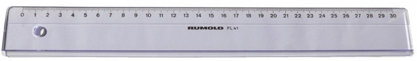 Rumold Plastiklineal 30cm transparent