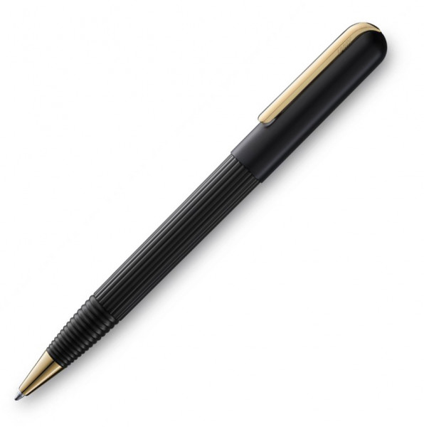 LAMY Kugelschreiber imporium schwarz matt Clip Gold poliert