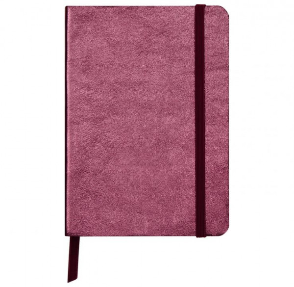 Notizbuch A6 Ledereinband Farbe kirsche