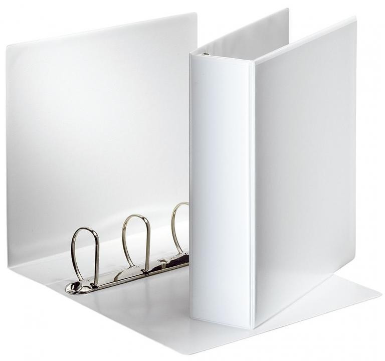Weiss Esselte Ringbuch A4 Präsentation Mit Taschen 4 Ringe 6Cm Weiß - Bild 6