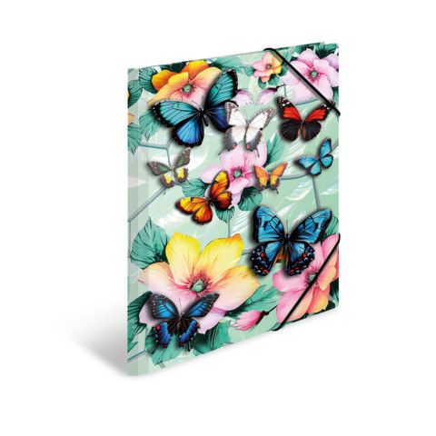 Sammelmappe A3 Pappe Schmetterlinge