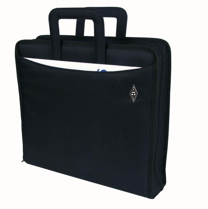 WEDO Ordnertasche für A4 Ordner bis 8cm Aktentasche Polyester schwarz