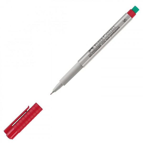 Faber-Castell Folienstift Multimark wasserlöslich S rot
