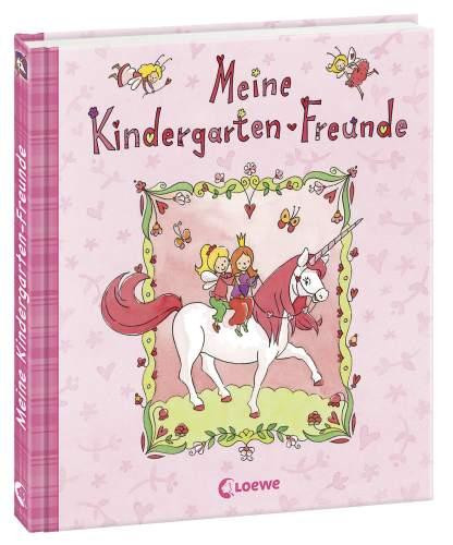 Freundebuch Kindergarten Prinzessin, Feen, Einhörner