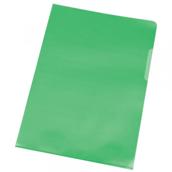 10 Aktenhüllen,Sichthüllen A4 120my farbig genarbt grün