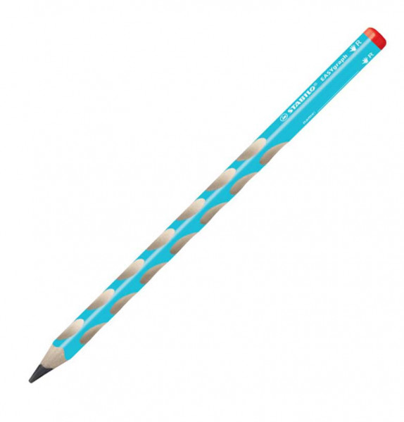 Dicker Schreiblern Bleistift HB Rechtshänder STABILO EASY blau