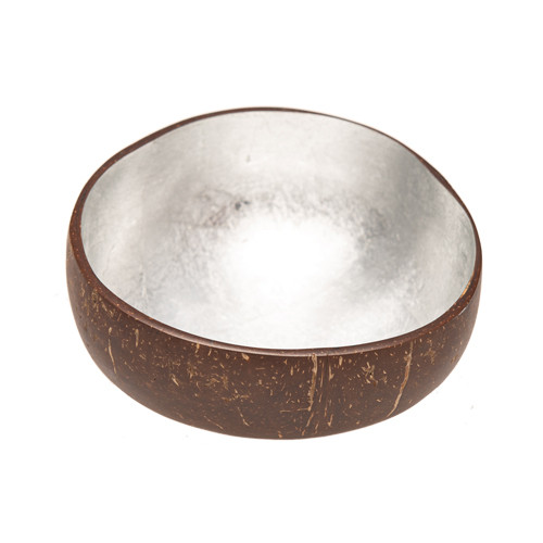CHIC MIC Dekoschale Coconut Bowl silver