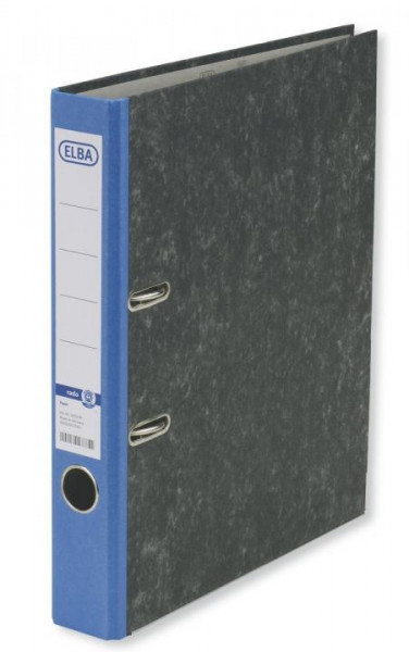 ELBA Ordner smart 50mm Wolkenmarmor blau