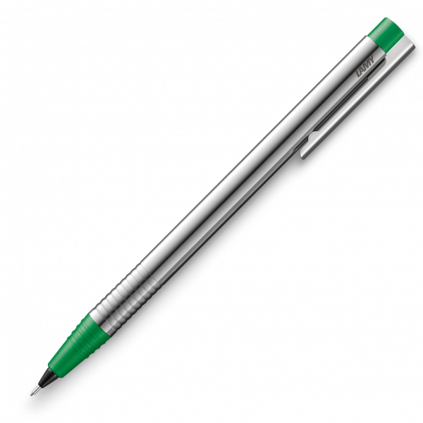 LAMY logo Druckbleistift 0,7mm aus mattiertem Edelstahl grün